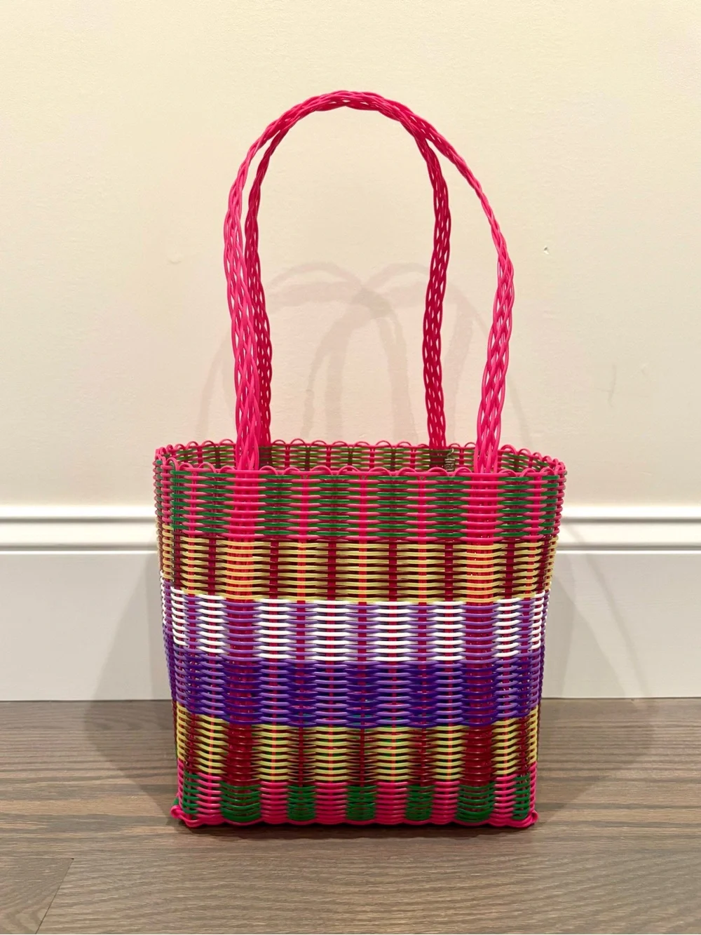 Woven Basket Bag
